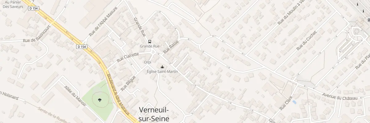 Plan du 76 Grande Rue à Verneuil-sur-Seine