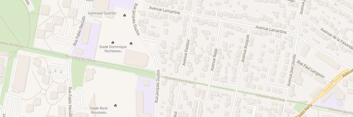 Plan du 55 Rue Pasteur aux Clayes-sous-Bois