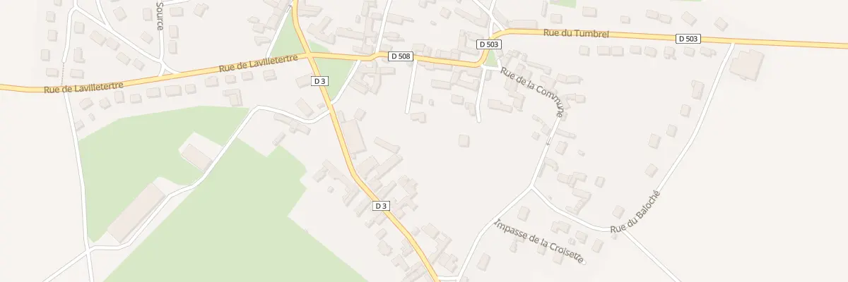Plan du 1 Rue de Marines à Monneville