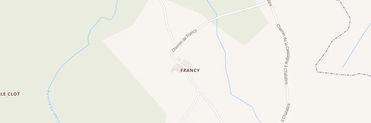 Plan du 16 Francy à Saint-Gaudéric