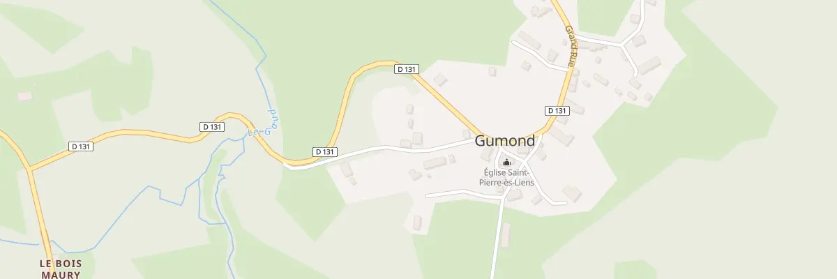 Plan du 5005 Le Bourg à Gumond
