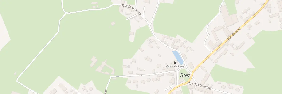 Plan du 7 Rue de la Cense à Grez