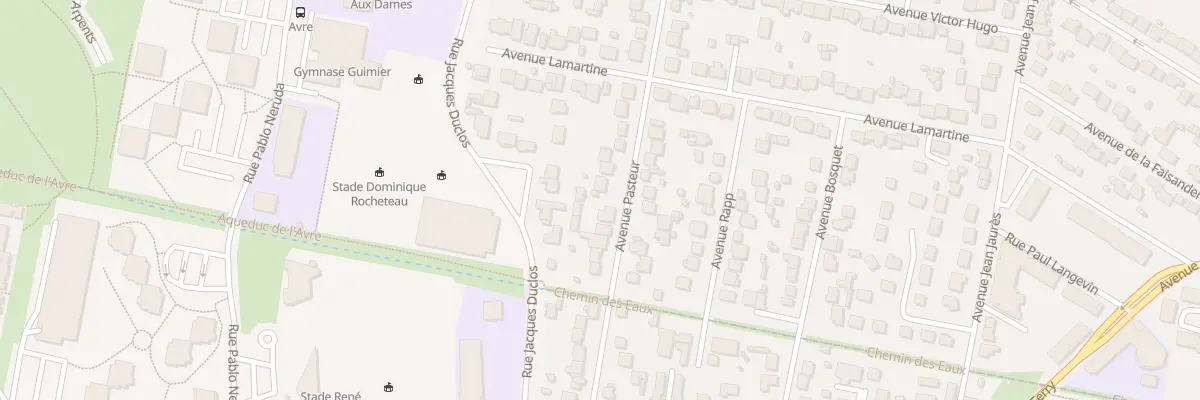 Plan du 59 Rue Pasteur aux Clayes-sous-Bois