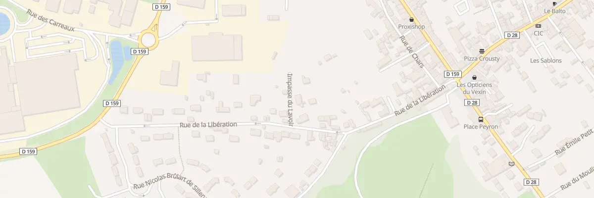 Plan du 2 Imp du Lavoir à Marines