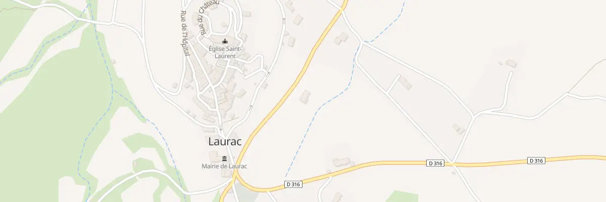 Plan du 9001 Ensoulery à Laurac