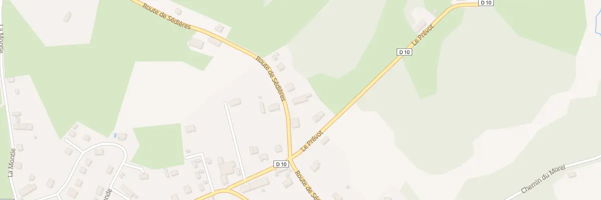 Plan du 10 Rte de Sedières à Clergoux