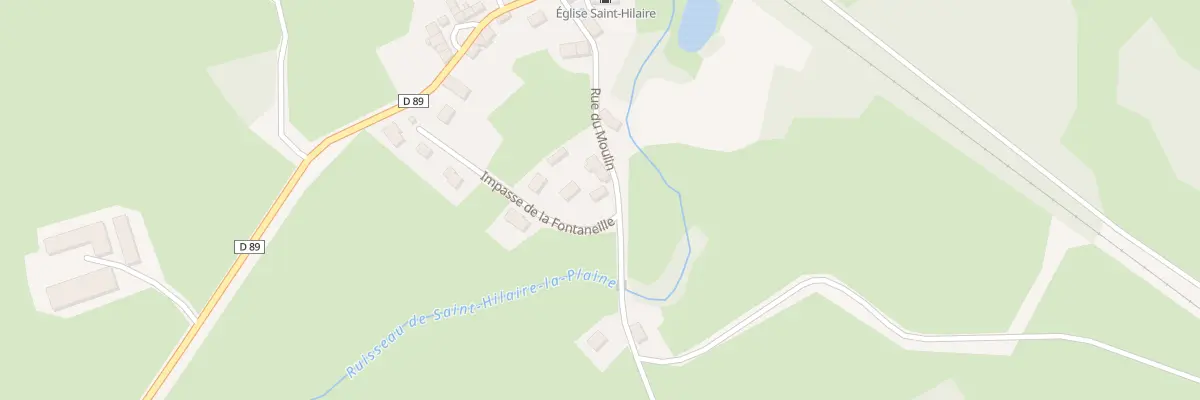 Plan du 8 Rue du Moulin à Saint-Hilaire-la-Plaine