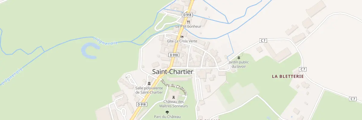 Plan du 5071 Le Bourg à Saint-Chartier