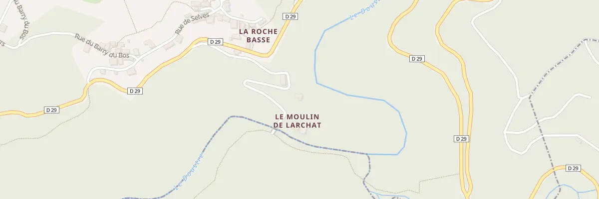 Plan du 7 Che de Larchat à La Roche-Canillac