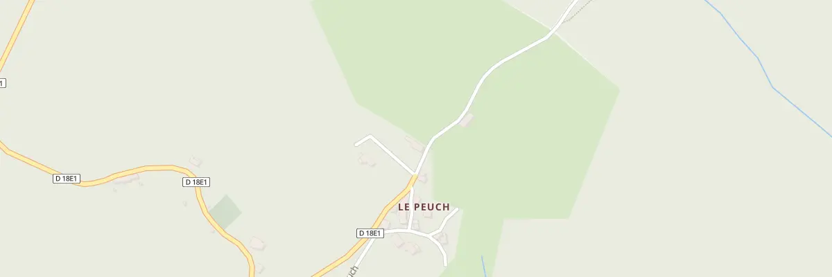 Plan du 5024 Le Peuch à Saint-Martial-Entraygues