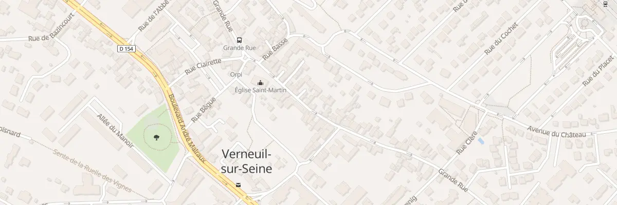 Plan du 60 Gr Grande Rue à Verneuil-sur-Seine