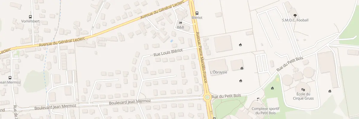 Plan du 16 Rue Louis Blériot à Saint-Jean-de-Braye