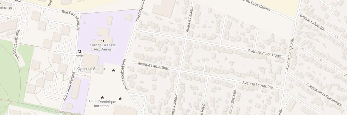 Plan du 77 Rue Pasteur aux Clayes-sous-Bois