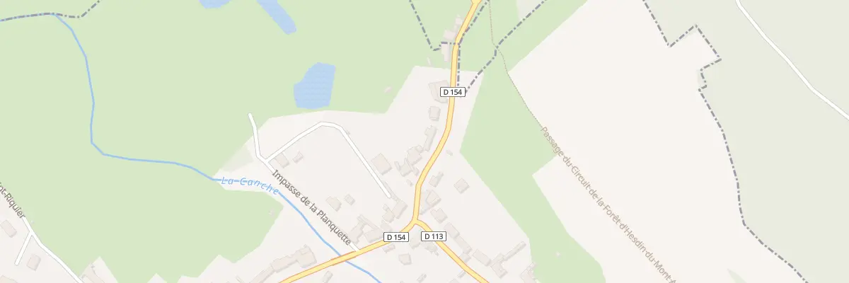 Plan du 1135 Rue du Gd Pont à Aubin-Saint-Vaast