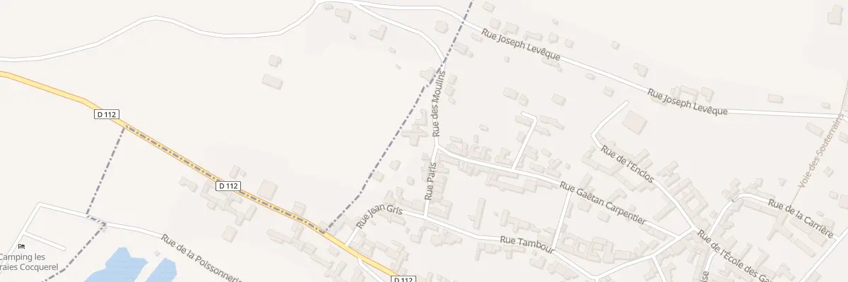 Plan du 1 Rue des Moulins à Long