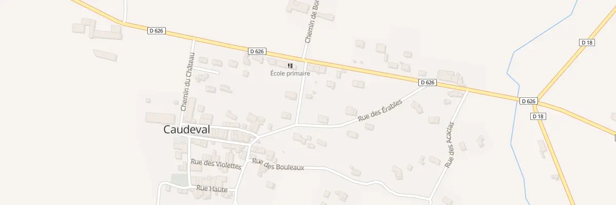 Plan du 3 Rue de l’Ecole à Val de Lambronne