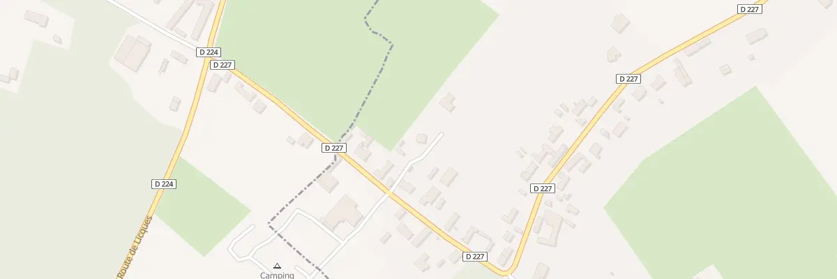 Plan du 233 Rue de Leulène à Autingues