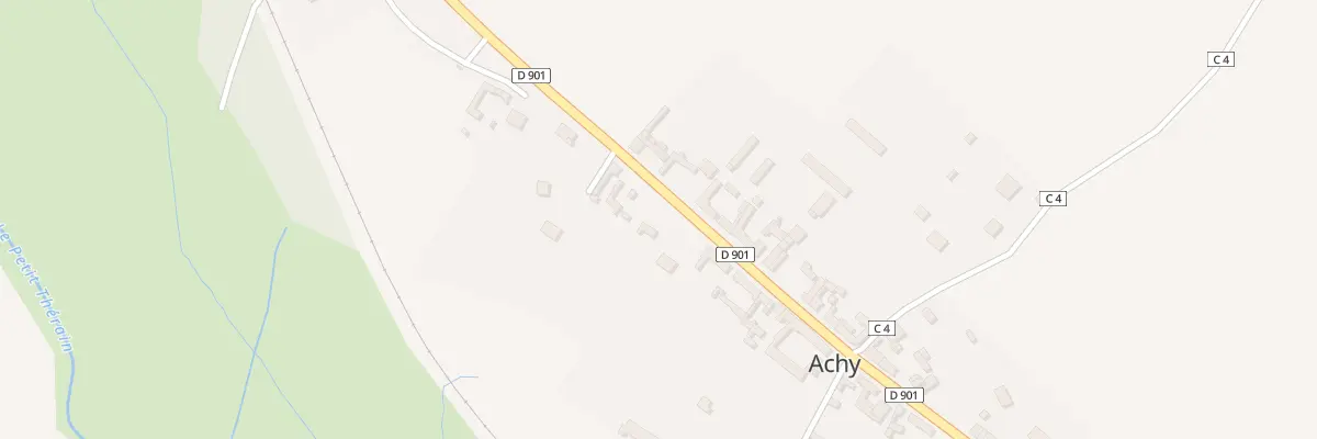 Plan du 14 Rue du Général Leclerc à Achy