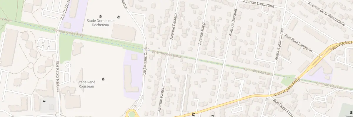 Plan du 42 Rue Pasteur aux Clayes-sous-Bois