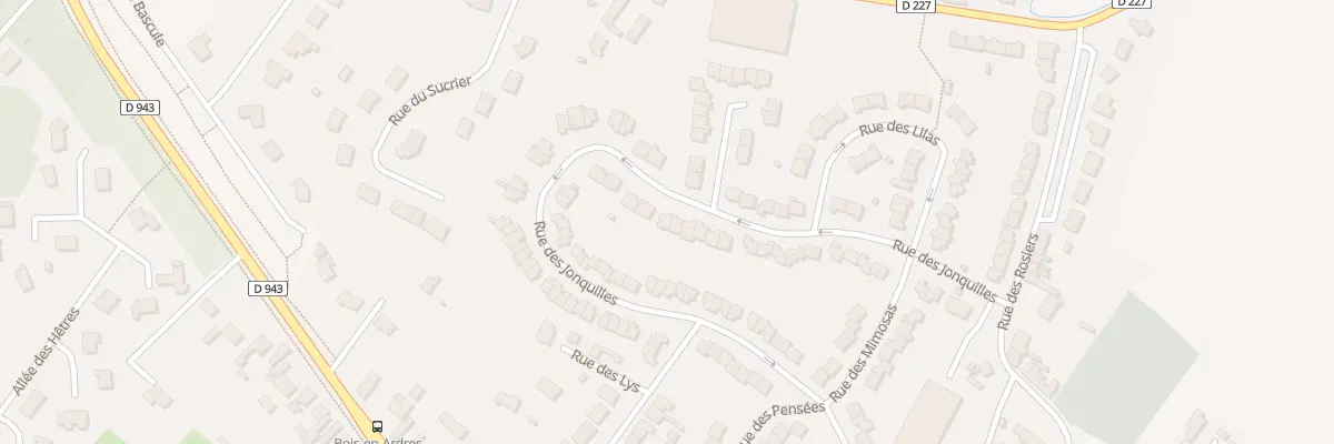 Plan du 235 Rue des Jonquilles à Ardres