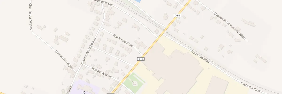 Plan du 2 Rue Ernest Sans à Damiatte