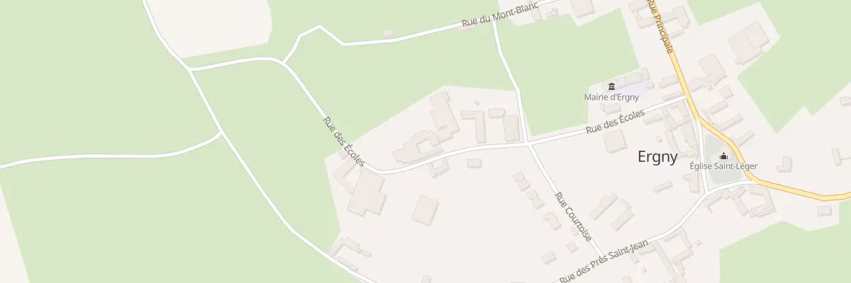 Plan du 16 Rue des Ecoles à Ergny