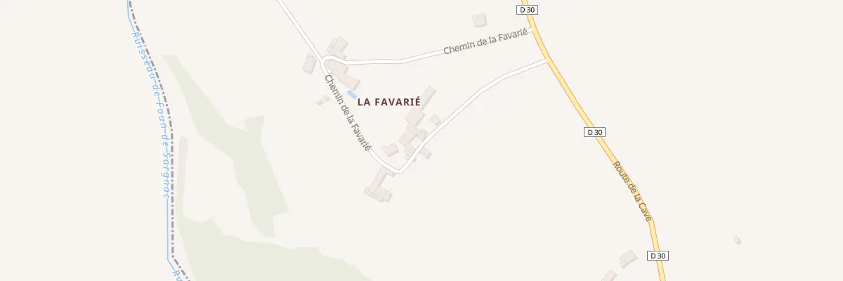 Plan du 5060 La Favarie à Noailles