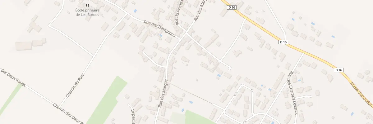 Plan du 5 Rue des Marges aux Bordes