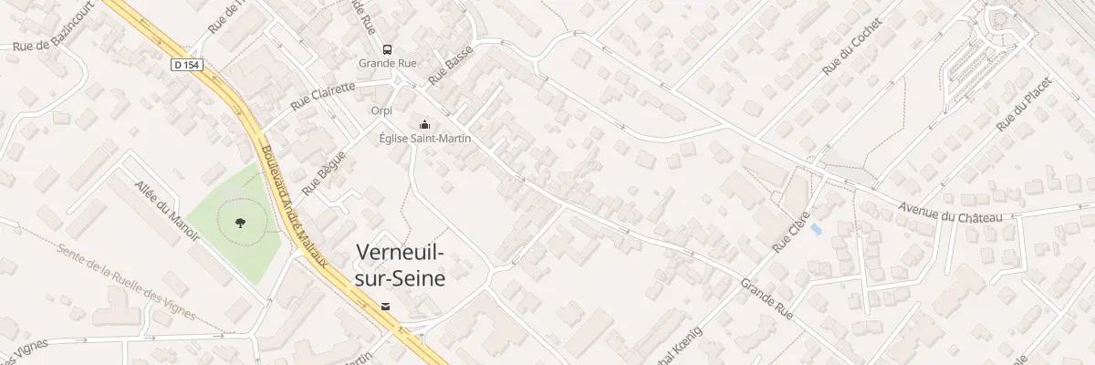Plan du 50 Gr Grande Rue à Verneuil-sur-Seine