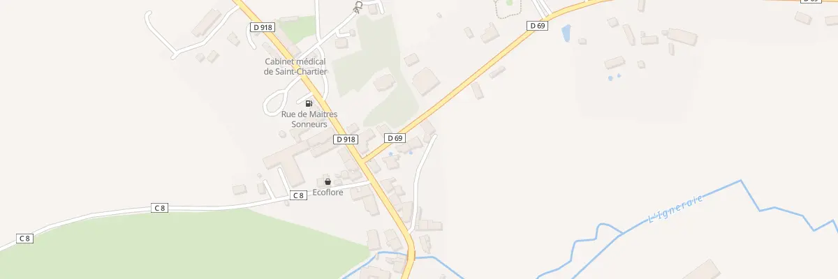 Plan du 4 Rte de la Vallee Bleue à Saint-Chartier