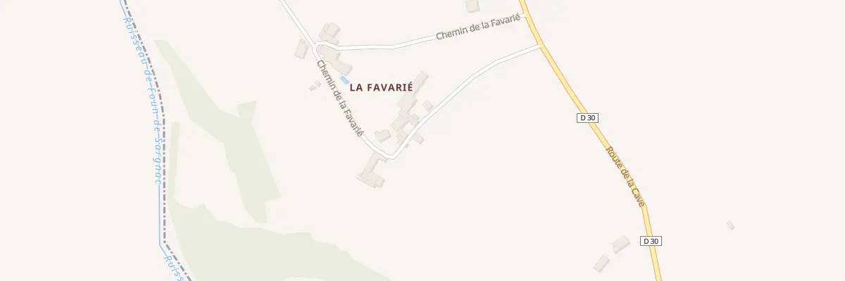 Plan du 5101 La Favarie à Noailles