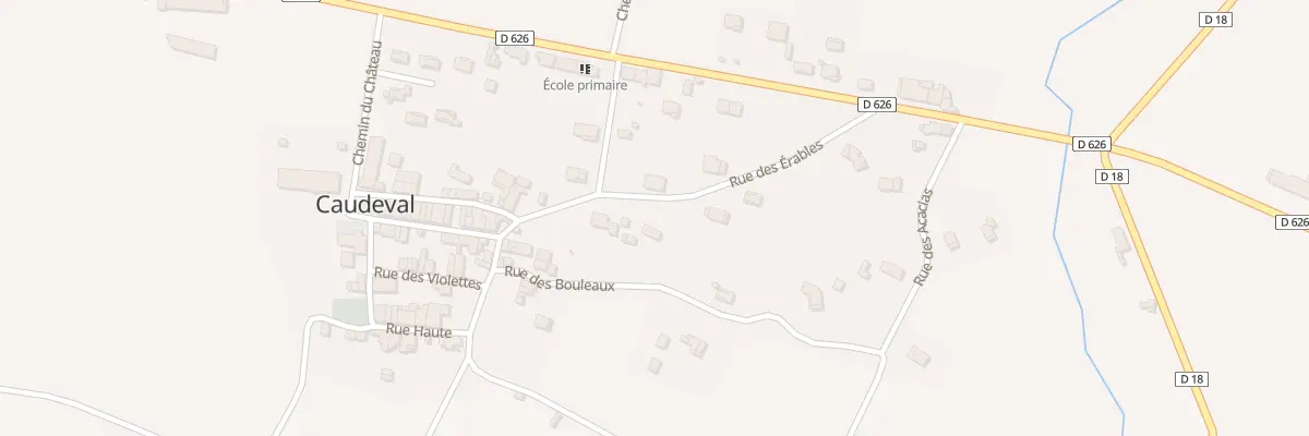 Plan du 9 Rue des Erables à Val de Lambronne