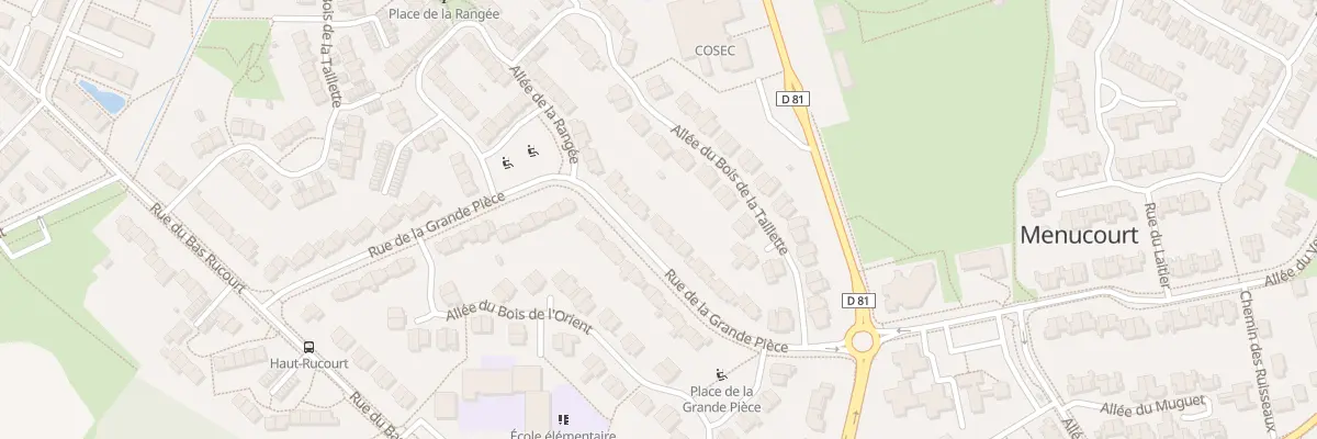 Plan du 24 Rue de la Gde Piece à Menucourt