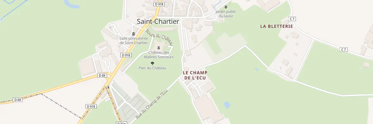 Plan du 5287 Le Bourg à Saint-Chartier