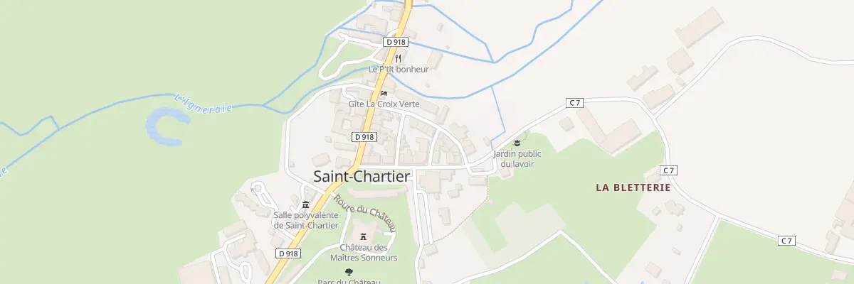 Plan du 1 Rue des Sabotiers à Saint-Chartier