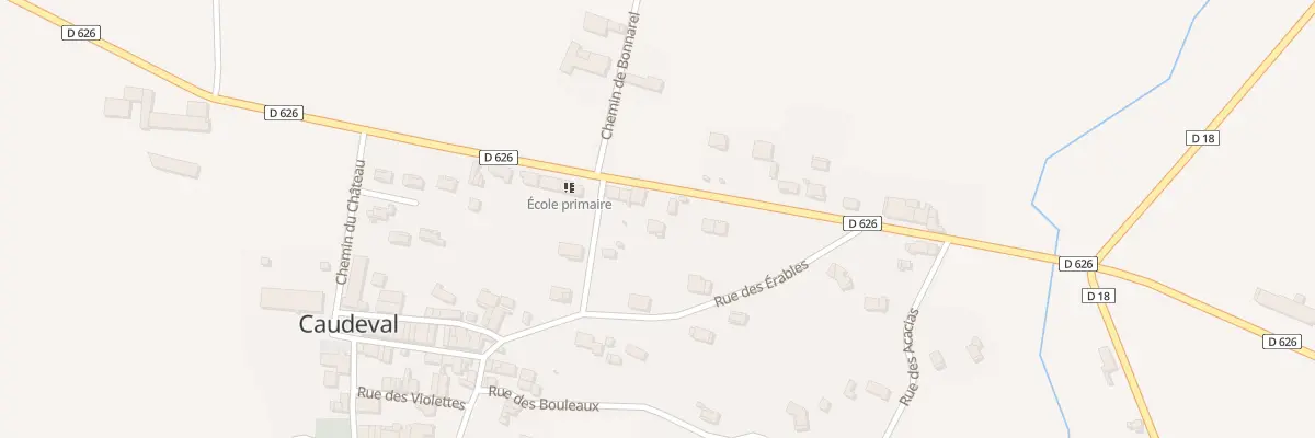 Plan du 9 Av des Platanes à Val de Lambronne