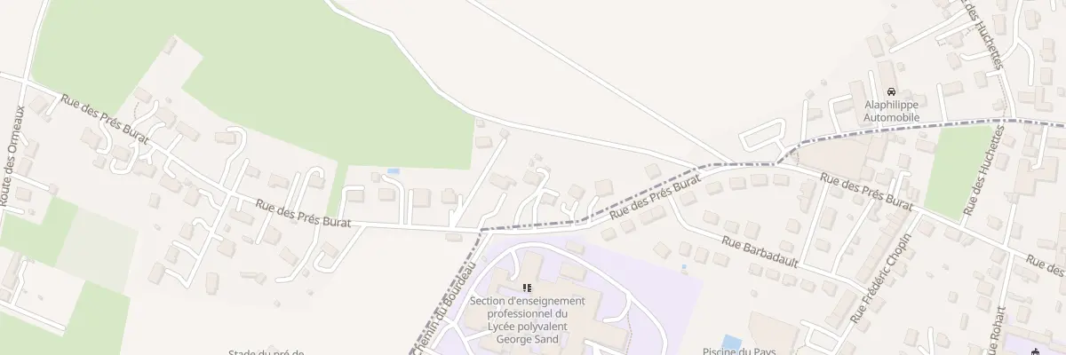 Plan du 36 Rue des Prés Burat à Montgivray