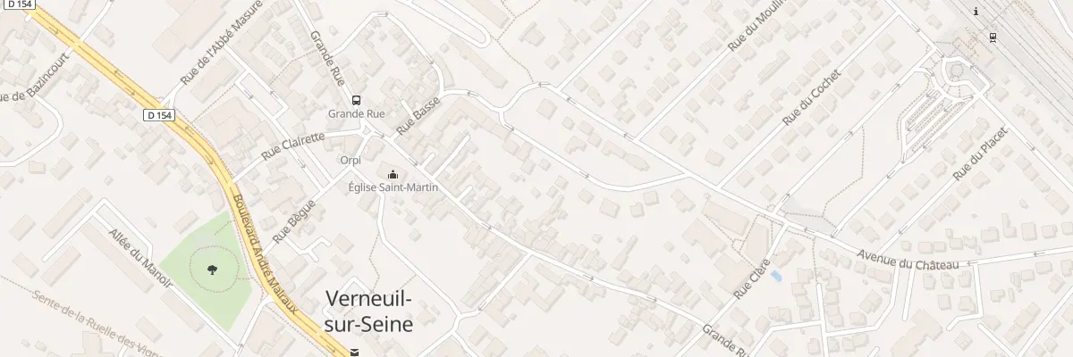 Plan du 11 Rue des Prés à Verneuil-sur-Seine