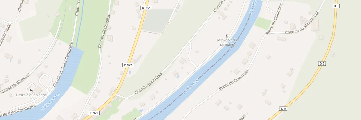 Plan du 5449A Che des Arenes à Laguépie