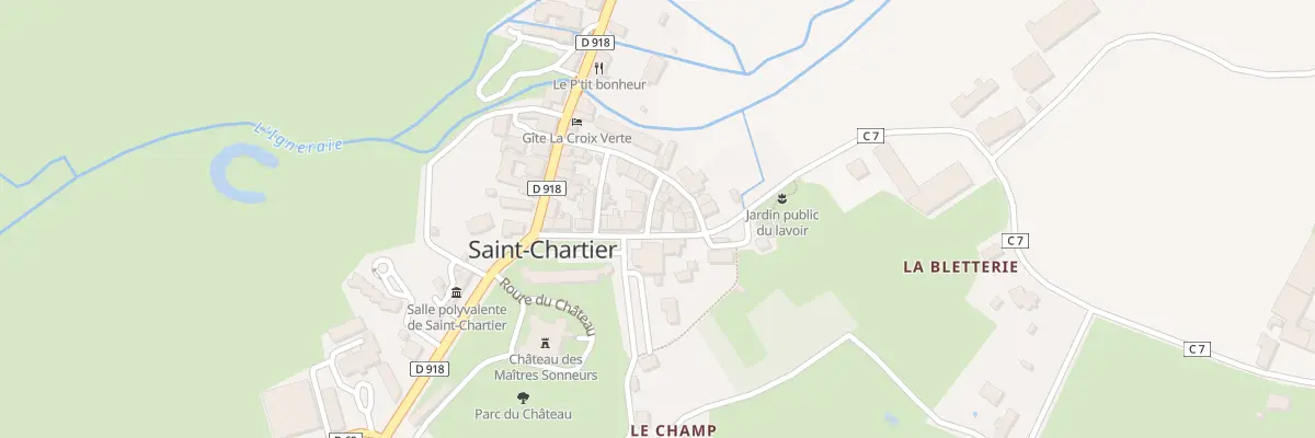 Plan du 5092 Le Bourg à Saint-Chartier