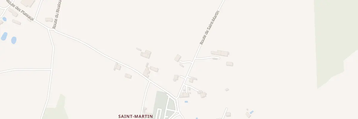 Plan du 5696 Saint Martin à Damiatte