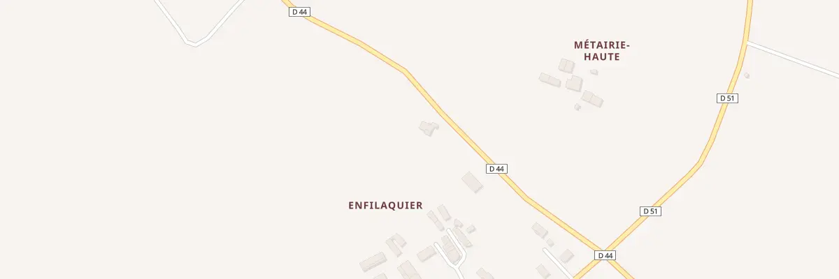 Plan de En Filaquier à Poudis