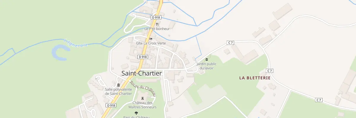Plan du 5295 Le Bourg à Saint-Chartier