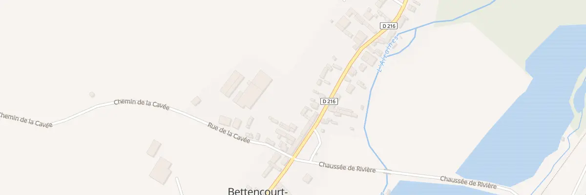 Plan du 7 Rue du Moulin à Bettencourt-Rivière