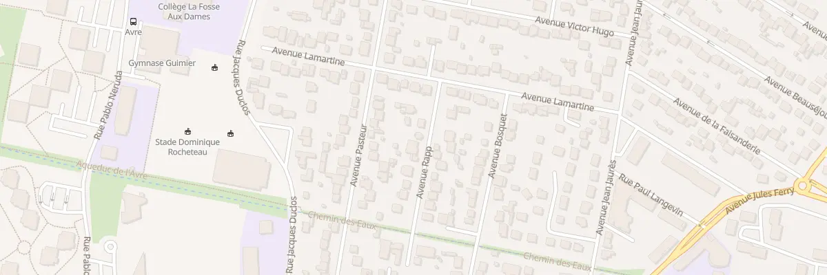 Plan du 19 Av Rapp aux Clayes-sous-Bois