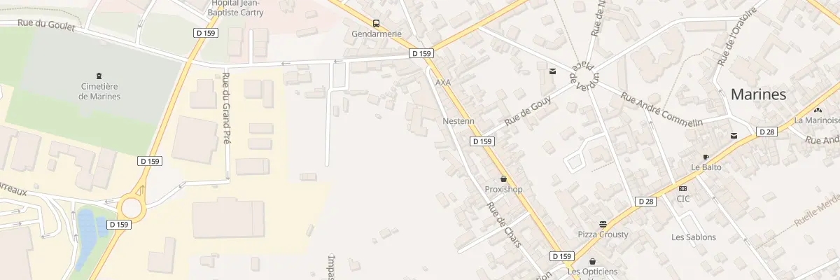Plan du 35 Rue de Chars à Marines