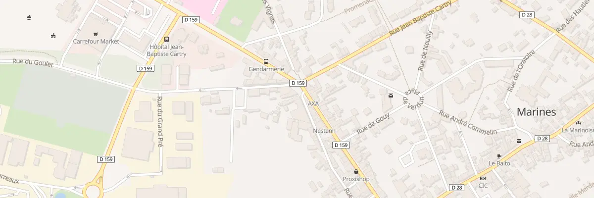 Plan du 41 Rue de Chars à Marines