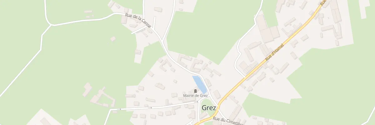 Plan du 8 Rue de la Cense à Grez
