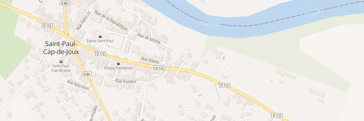 Plan du 5 Pl Notre Dame à Saint-Paul-Cap-de-Joux