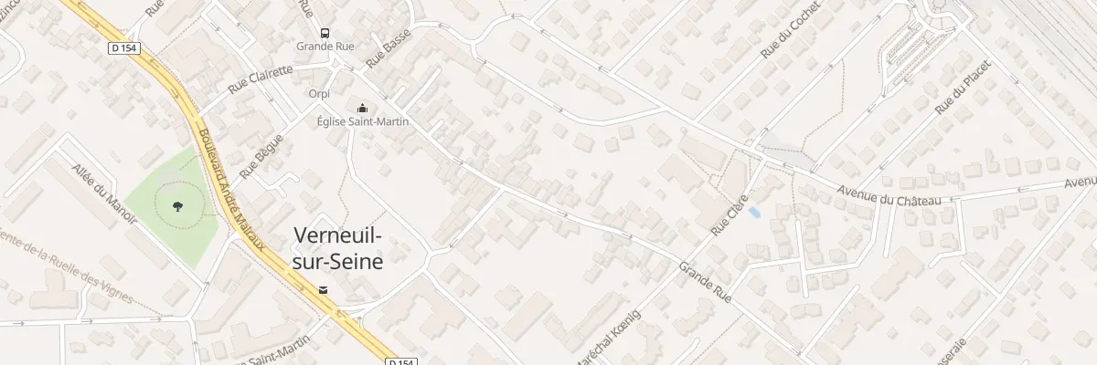 Plan du 40 Gr Grande Rue à Verneuil-sur-Seine
